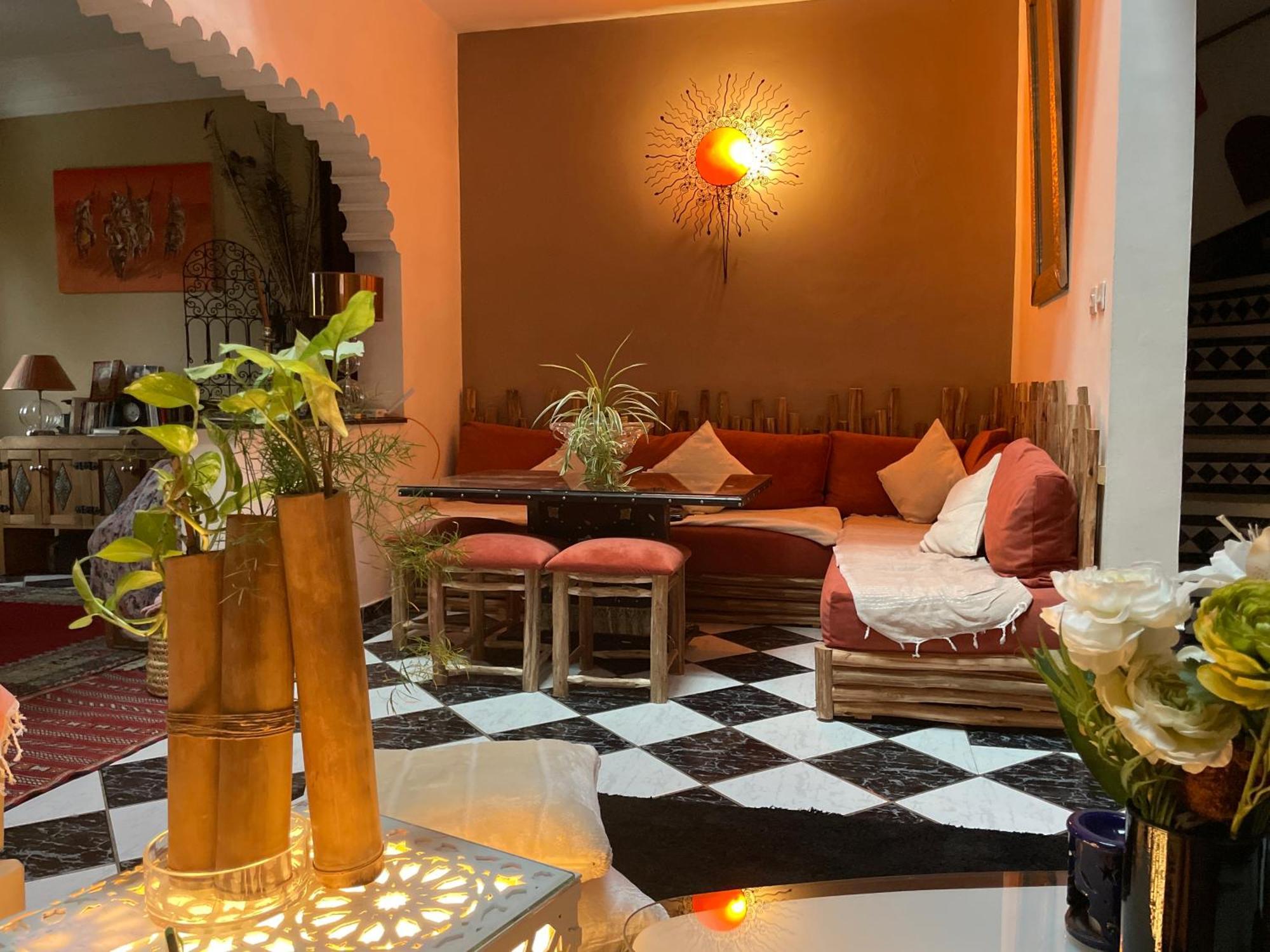 Riad Palmier Fleuri Marakeş Dış mekan fotoğraf