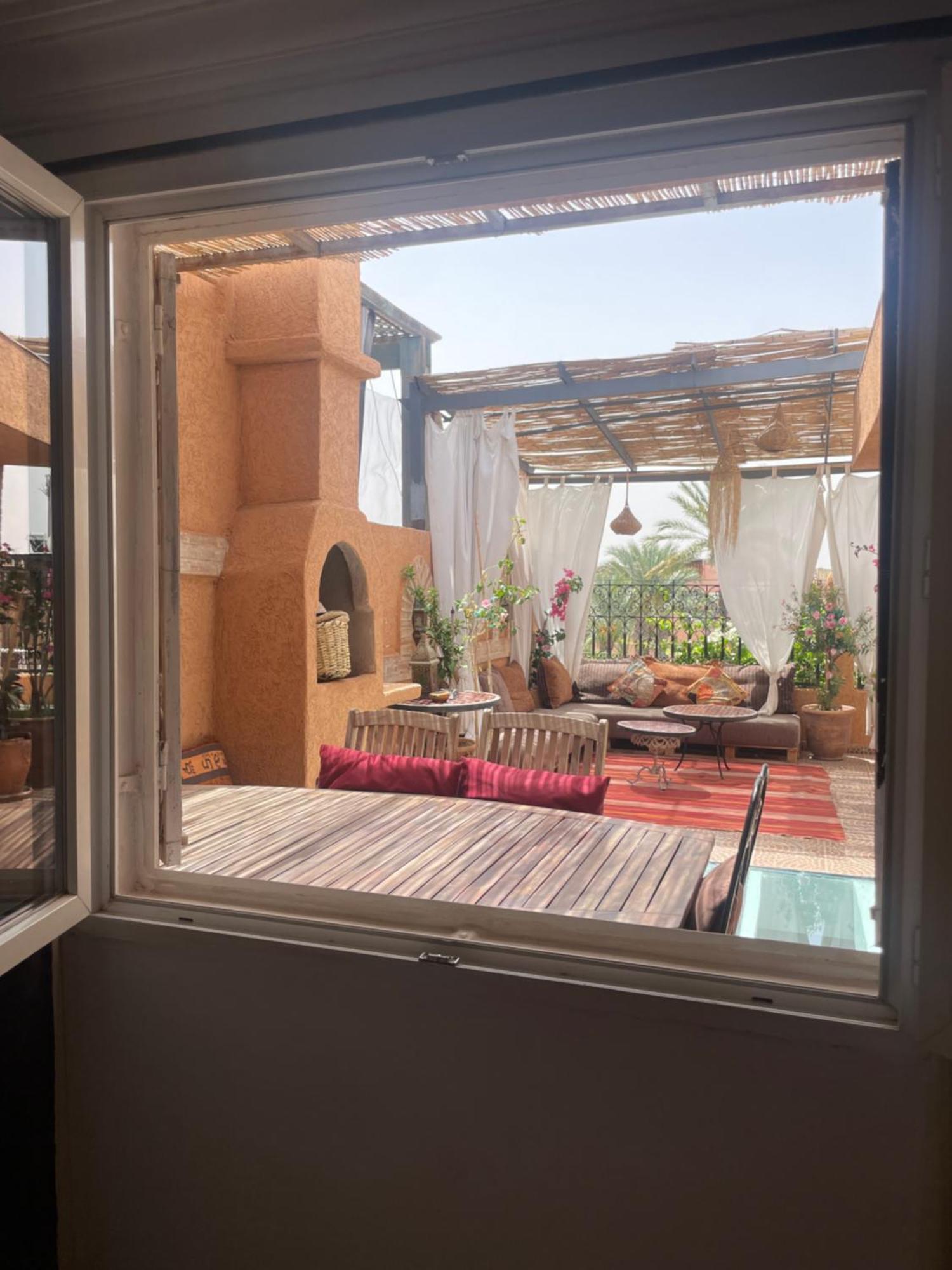 Riad Palmier Fleuri Marakeş Dış mekan fotoğraf