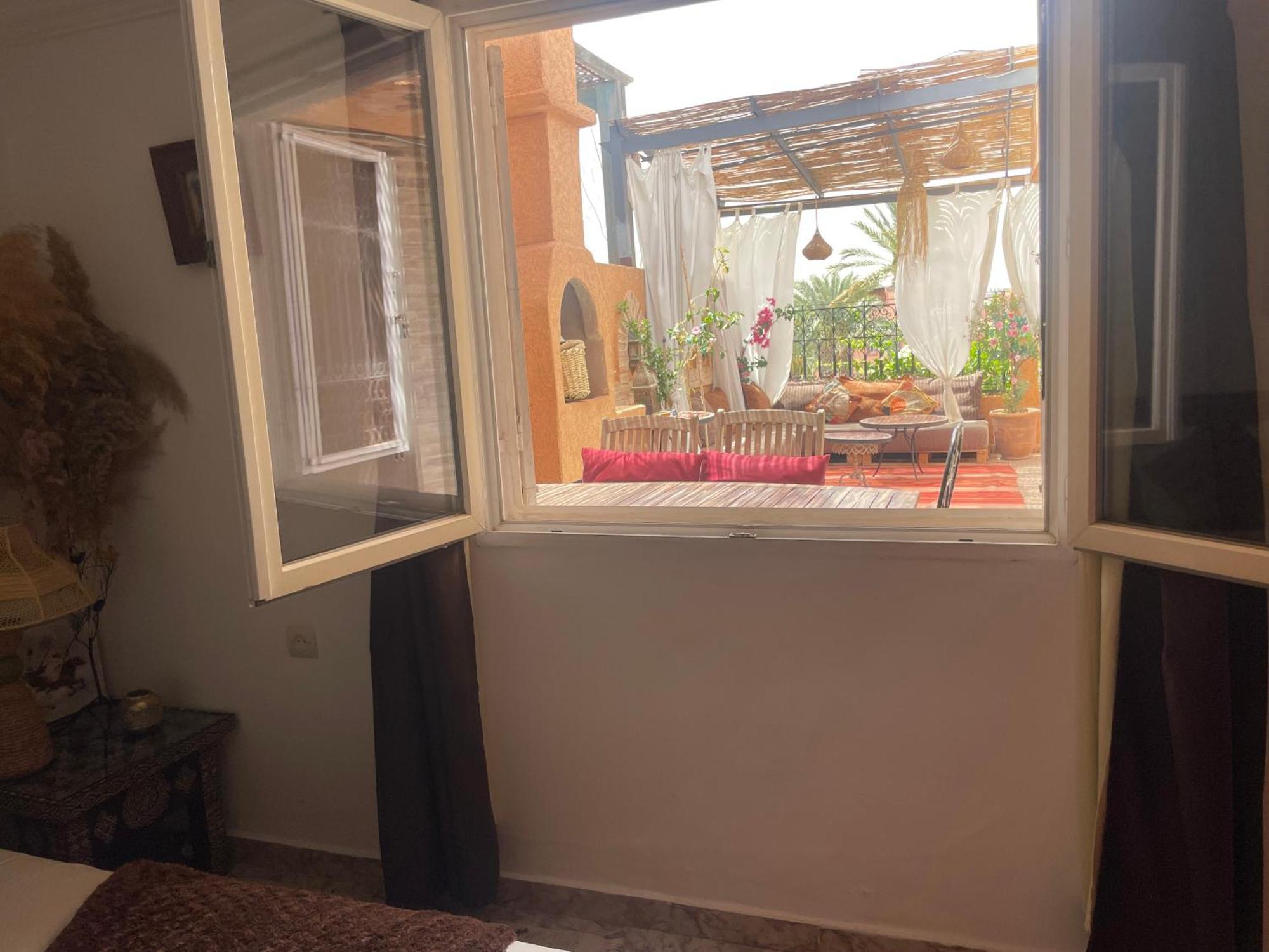 Riad Palmier Fleuri Marakeş Dış mekan fotoğraf