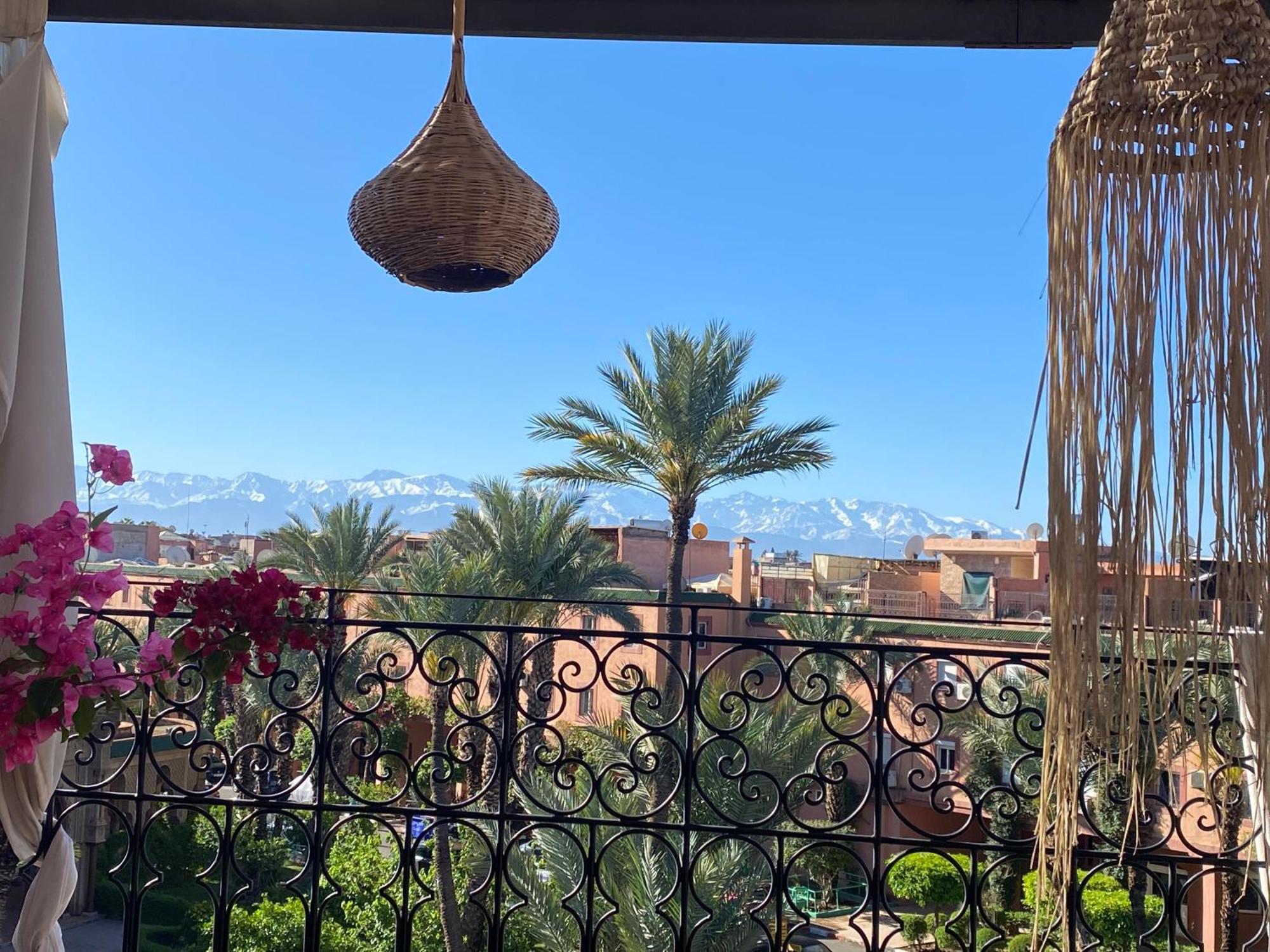 Riad Palmier Fleuri Marakeş Dış mekan fotoğraf