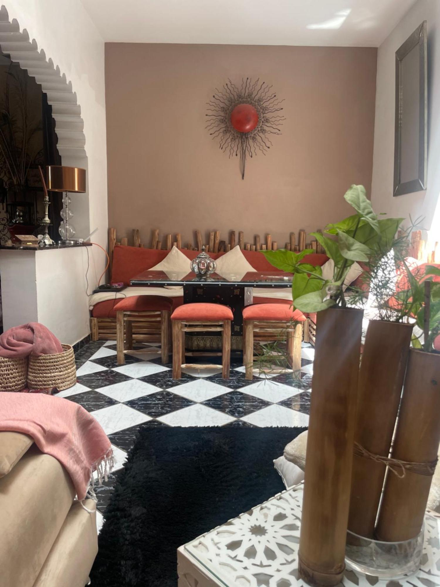 Riad Palmier Fleuri Marakeş Dış mekan fotoğraf