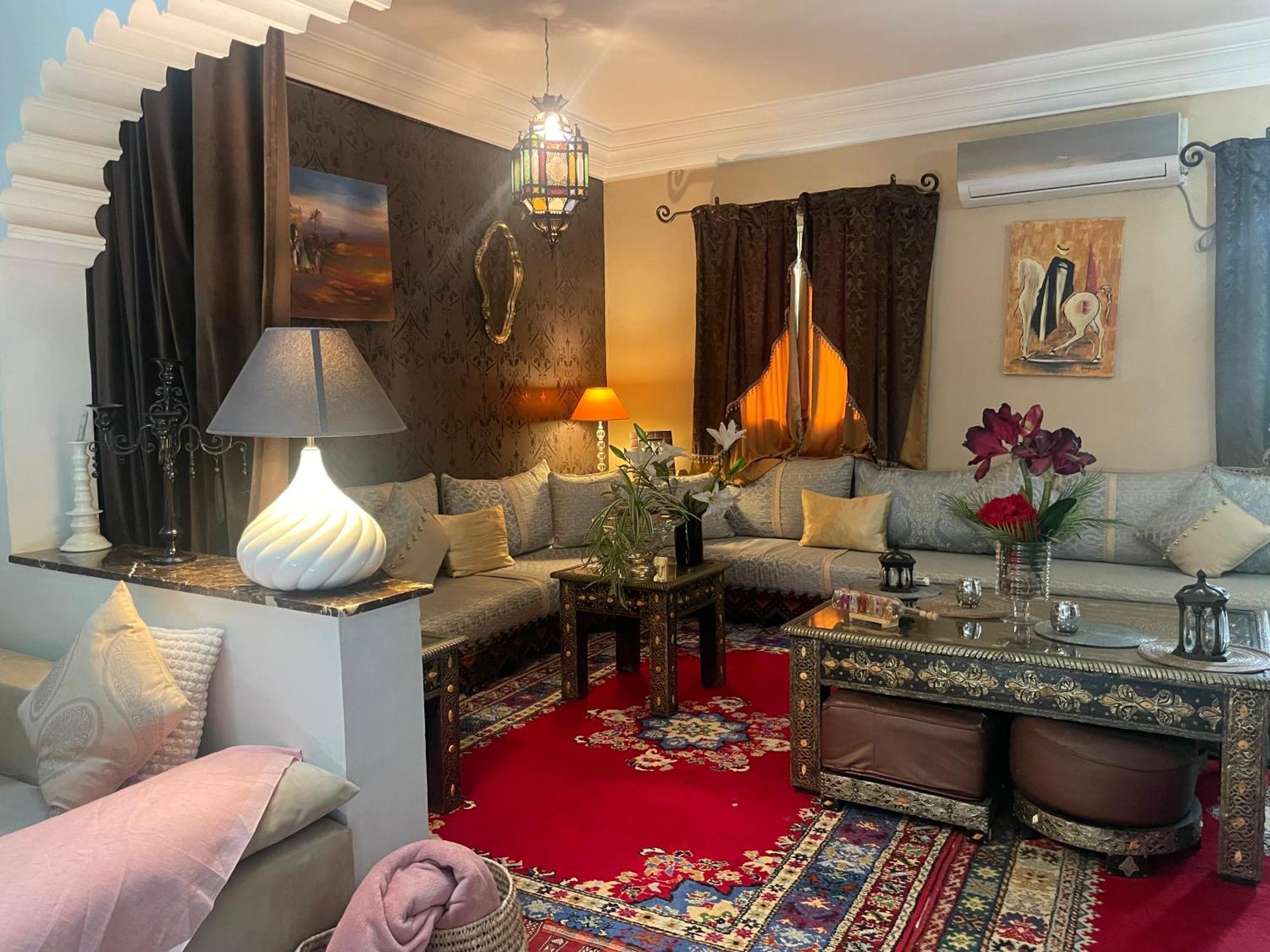 Riad Palmier Fleuri Marakeş Dış mekan fotoğraf