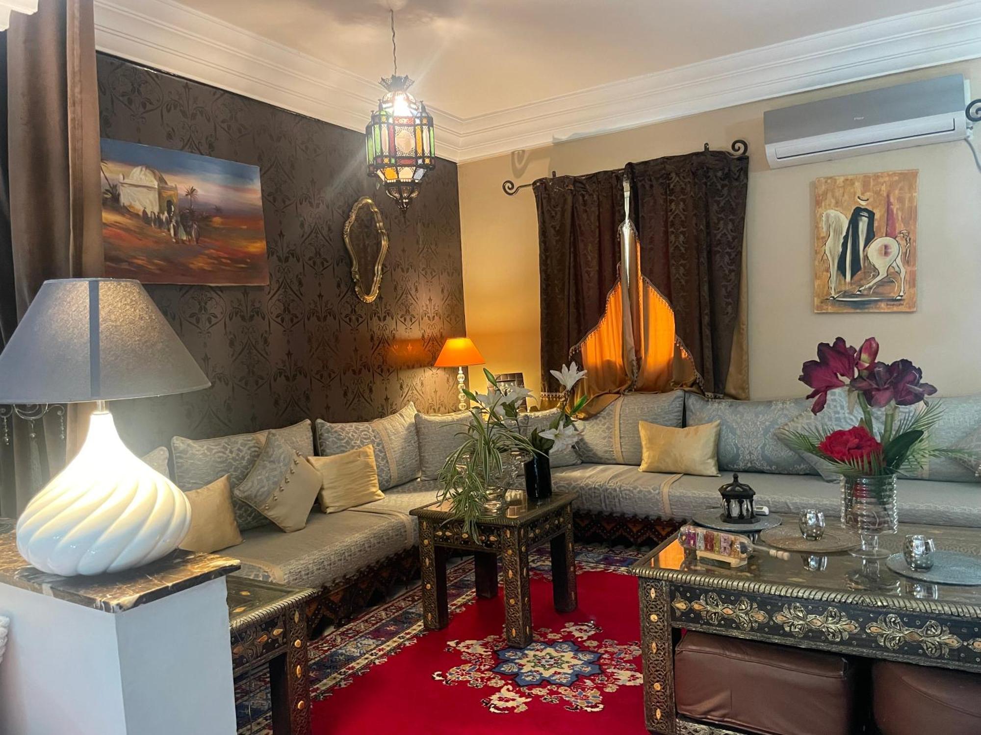 Riad Palmier Fleuri Marakeş Dış mekan fotoğraf